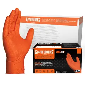 GWON49100 AMMEX Nitrile Disposable Gloves Mil Latex Powder