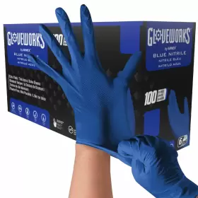 GWRBN48100-BX AMMEX Royal Nitrile Disposable Gloves Mil Latex