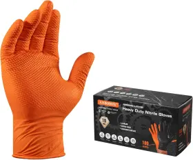 10MOR-100XL-HZ2503 ANBOSON Mil Diamond Nitrile Gloves