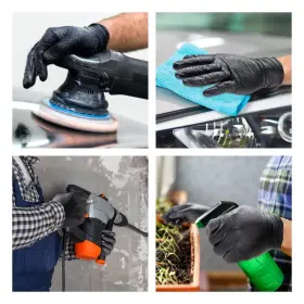 768346624334 ANBOSON Rubber Disposable Mechanix Nitrile #3