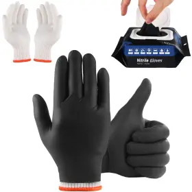 ABC-DG01-B ANBOSON Bbq Gloves Disposable Nitrile Liners