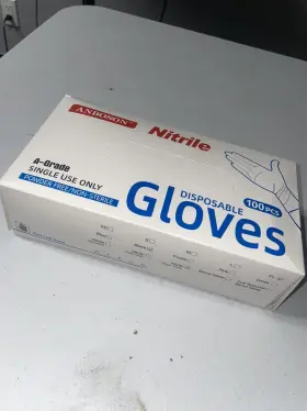 NGC1445 ANBOSON Disposable Nitrile Exam Gloves Poweder