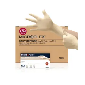 10-754 ANSELL Microflex Defense Disposable Latex Gloves Food