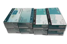 1729-0642 ANSELL Microflex Examination Gloves Powder Aloe