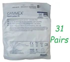 200685785 ANSELL Gammex Latex Pi Polyisoprene Powder Surgical
