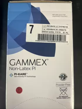 20685770 ANSELL Gammex Latex Pi Polyisopre Glove Box