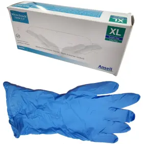 2RXZ6 ANSELL Box Micro Touch Nitrile Gloves Powder Latex
