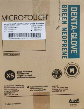 3130050XS ANSELL Micro Touch Denta Glove Nitrile Box #2