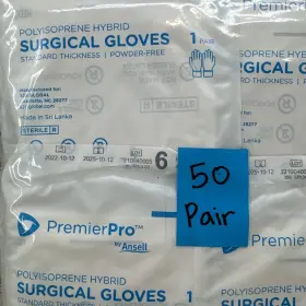 43360 ANSELL Premier Pro Polyisoprene Hybrid Surgical Gloves #2