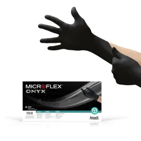 445032549555 ANSELL Microflex Onyx Disposable Nitrile Exam