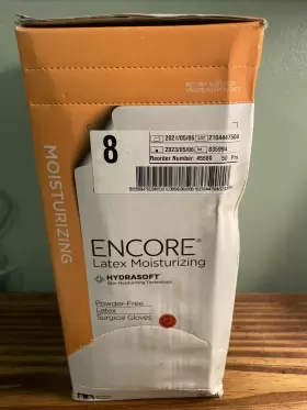 45580 ANSELL Encore Latex Moisturizing Surgical Gloves