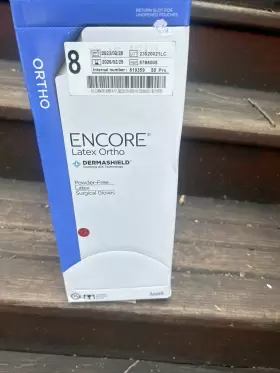 5788005 ANSELL Encore Latex Ortho Surgical Gloves Dermashield