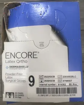 5788007 ANSELL Encore Latex Ortho Surgical Gloves