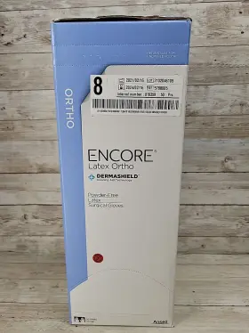 819359 ANSELL Encore Latex Ortho Surgical Glove Sterile Box