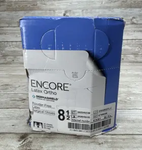 819361 ANSELL Encore Latex Ortho Surgical Glove Sterile Box