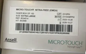 850566 ANSELL Micro Touch Nitra Emea Gloves Box #2