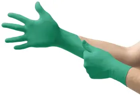 92-600-552822 ANSELL Disposable Nitrile Gloves Beaded Cuff