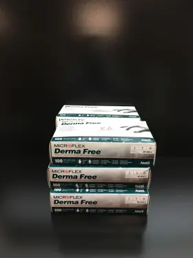 DF-850-S ANSELL Microflex Powder Examination Gloves