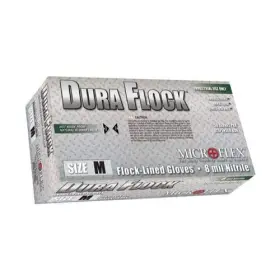 DFK-608-M ANSELL Microflex Dura Flock Glove Nitrile Pack