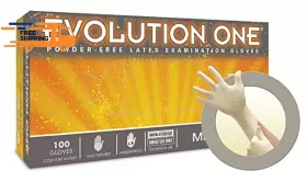 MFXEV2050L ANSELL Evolution Latex Gloves Natural Rubber