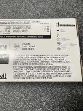 ULNCS-3 ANSELL MICRO-TOUCH Nitrile Sterile Powder Exam Gloves #3