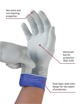 LSE-104-L ANSELL MICROFLEX Lifestar Ec Dual Cuff #2