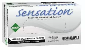 N734 ANSELL Exam Gloves Dermatitis Potential Nitrile Powder #3