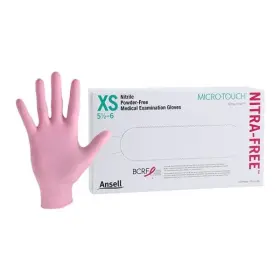 6034510 ANSELL PERRY Micro Touch Nitrafree Nitrile Gloves Box