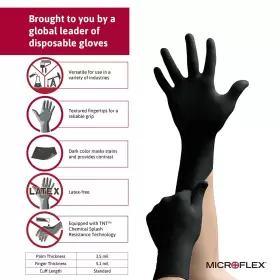 705353612237 ANSELL PRO Microflex Onyx Disposable Nitrile #3