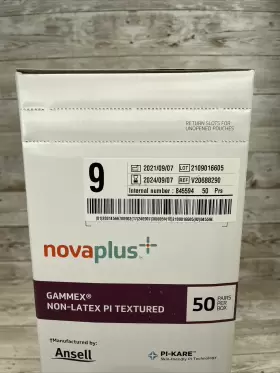 V20688290 ANSELL Box Gammex Novaplus Latex Pi Surgical Glove #2