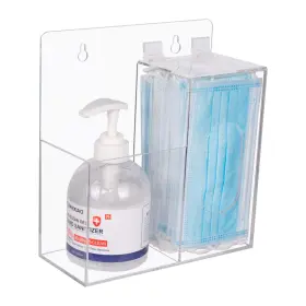 KZFPQ006 APHBRADA Acrylic Mask Dispenser Sanitizer Holder