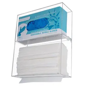 KZFPQ007 APHBRADA Acrylic Glove Box Paper Towel Holder Wall
