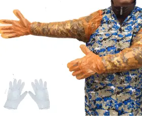 PK-DTG2-L0IY ARILACA Deer Gutting Gloves Field Dressing Kit