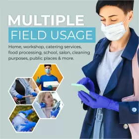 850026427097 AROCARE Nitrile Gloves Disposable Latex #2