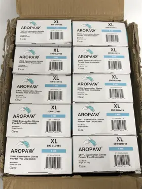 APVNCL04 AROPAW Powder Sterile Exam Gloves Mil