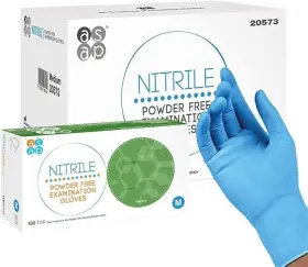 20573 Nitrile Disposable Exam Medical Gloves Mil Latex Powder