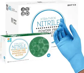 445007843893 Nitrile Powder Examination Gloves Disposable Mil