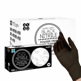 555890902763 Nitrile Gloves Mil Powder Latex