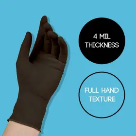 555890904224 Nitrile Gloves Mil Exam Latex #3