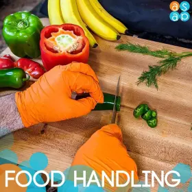 555890908482 Nitrile Gloves Latex Powder Examination Dispo #3