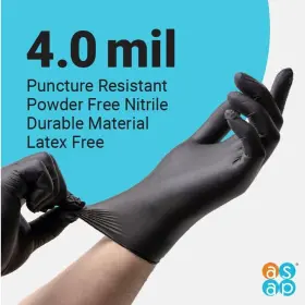 7539845554 Nitrile Gloves Mil Disposable Latex Powder Medical #2