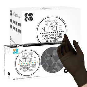 7539845554 Nitrile Gloves Mil Disposable Latex Powder Medical