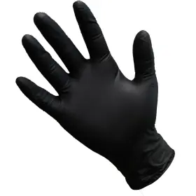 396-00805 ASCOT SUPPLY CORP Powder Nitrile Gloves Mil Box #3
