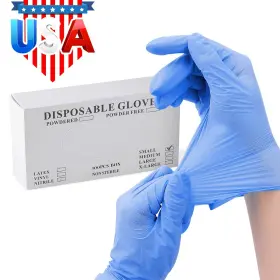 SX120002011 AZDENT Box Medical Disposable Nitrile Exam Latex