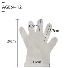 972419278094 BABYEASE Disposable Gloves Kids Pack Powder #3