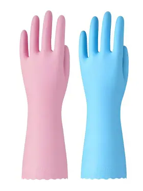 ZHIRONG-M002 BAMLLUM Rubber Cleaning Gloves Latex Kitchen