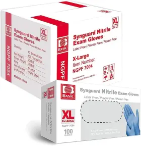 445016796739 Medical Nitrile Exam Gloves Latex Powder Food