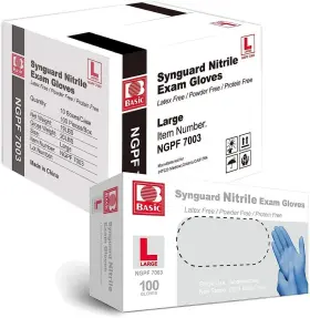 744759935427 Medical Nitrile Exam Gloves Latex Powder Food