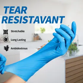 747966657267 Exam Gloves Powder Latex Sterile Cleaning Fo #2