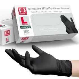 810089661401 Nitrile Exam Gloves Latex Powder Indust